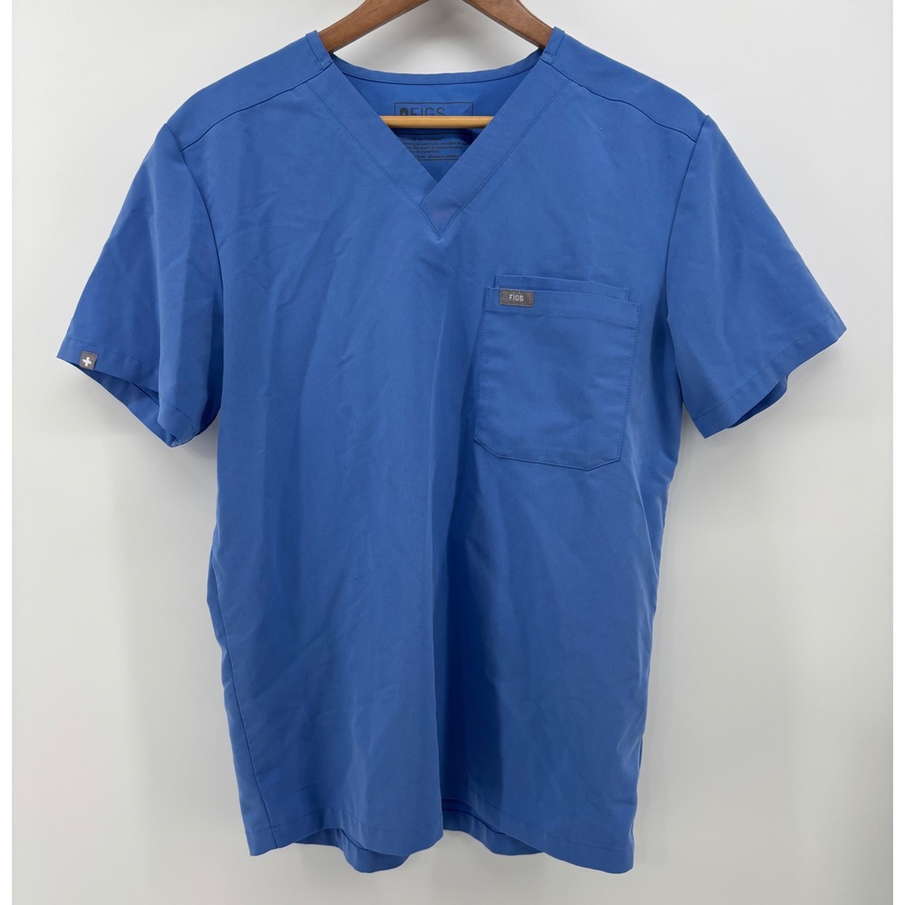 FIGS Scrub Set Men S Leon Top Axim Cargo Pants Ceil Blue Technical Collection